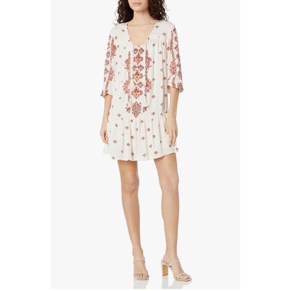 Taylor & Sage Dress Boho Tassel Bohemian Aztec Tribal Womens Size M